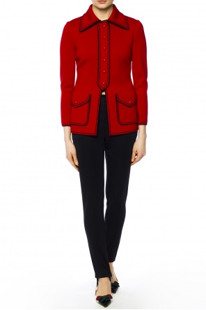 Logo-printed cardigan, zdjęcie 2 Logo-printed cardigan od Gucci